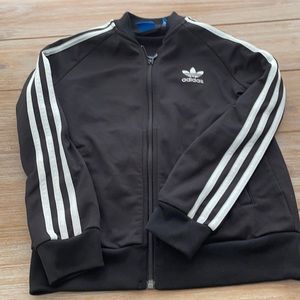 Adidas girls black jacket. EUC